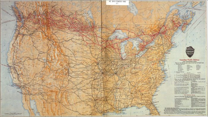 Canadian Pacific Railway Map - Map : Resume Examples #xy1qpwj8mz