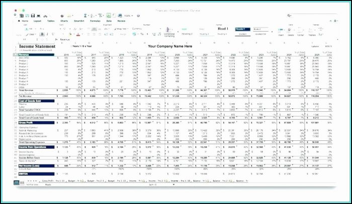 5 Year Sales Forecast Template Excel Template 1 : Resume Examples #