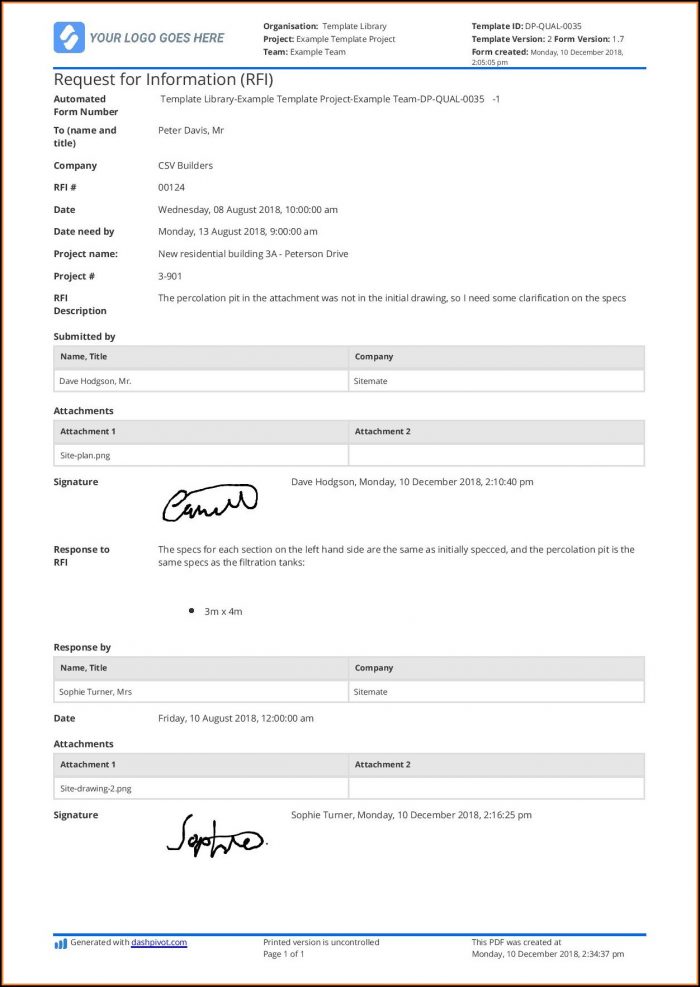 Construction Rfi Template Word Template 2 : Resume Examples #oPKl9ge3xn