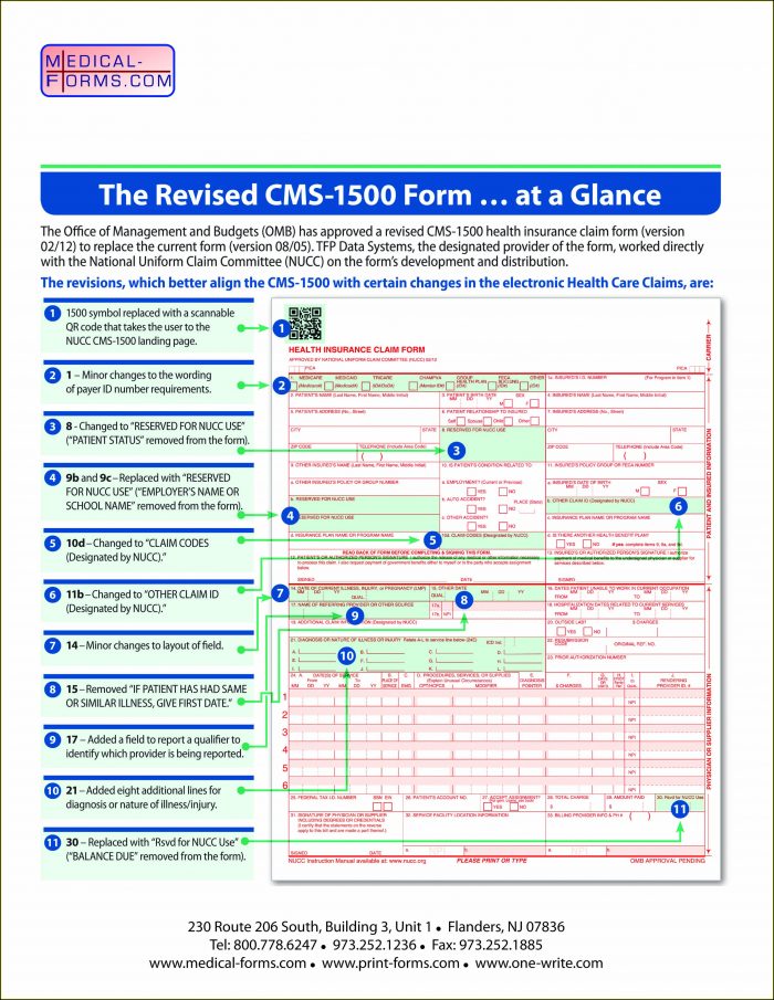 Cms 1500 Claim Form Instructions 2016 - Form : Resume Examples #XE8je6e3Oo