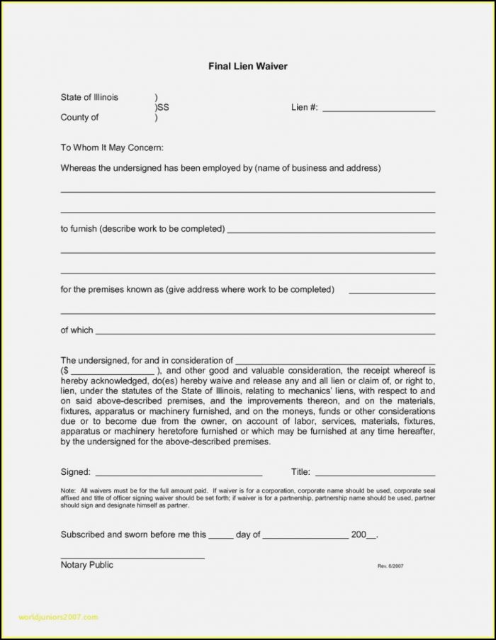 Free Uninsured Contractor Waiver Form Form Resume Examples 9x8reR93dR