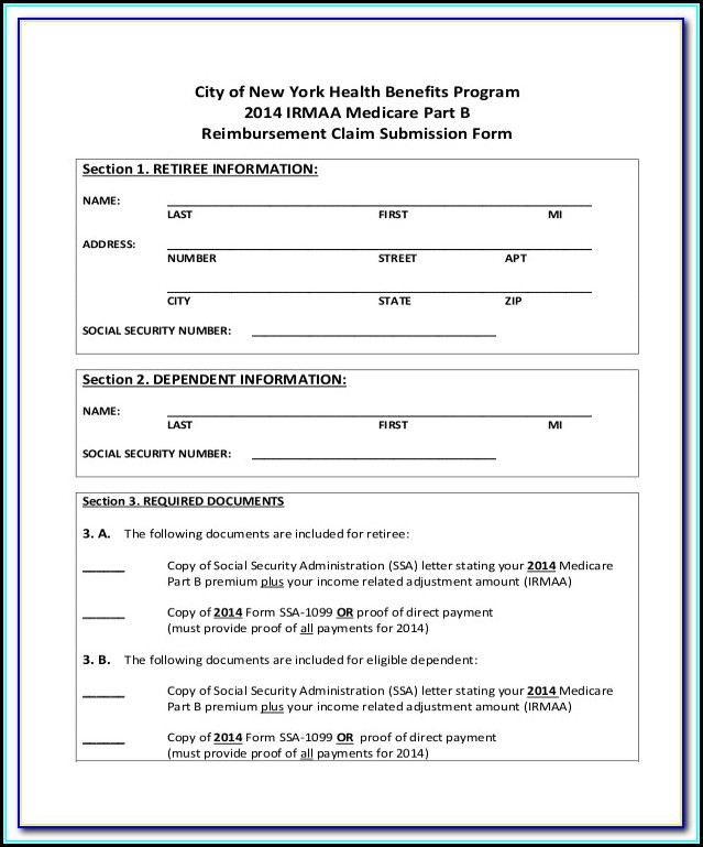 How To Fill Out Medicare Part B Application