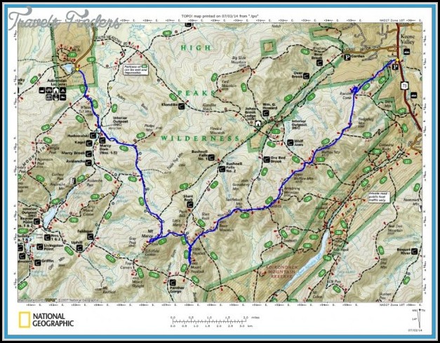 Adirondack Hiking Map Pdf - Map : Resume Examples #w93Z9NyKxl