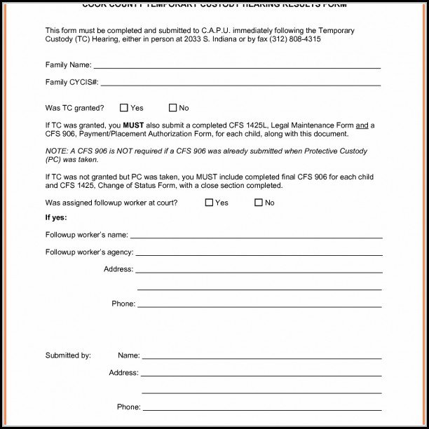 Grandparents Temporary Custody Form - Form : Resume Examples #GX3GYJL1xb