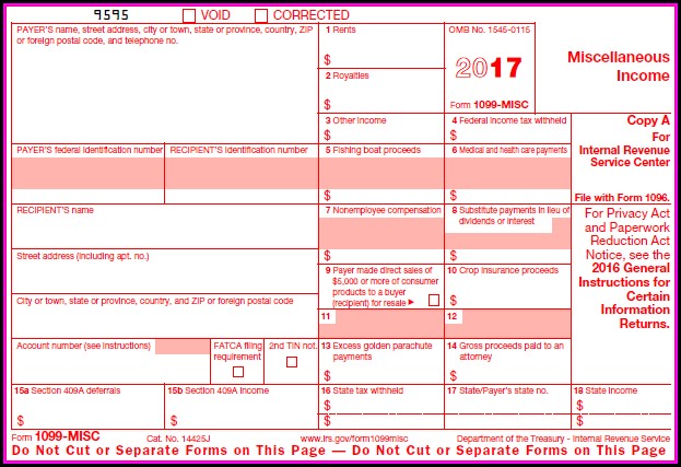 1099 Misc Template For Word - Template 1 : Resume Examples #oPKl94o3xn