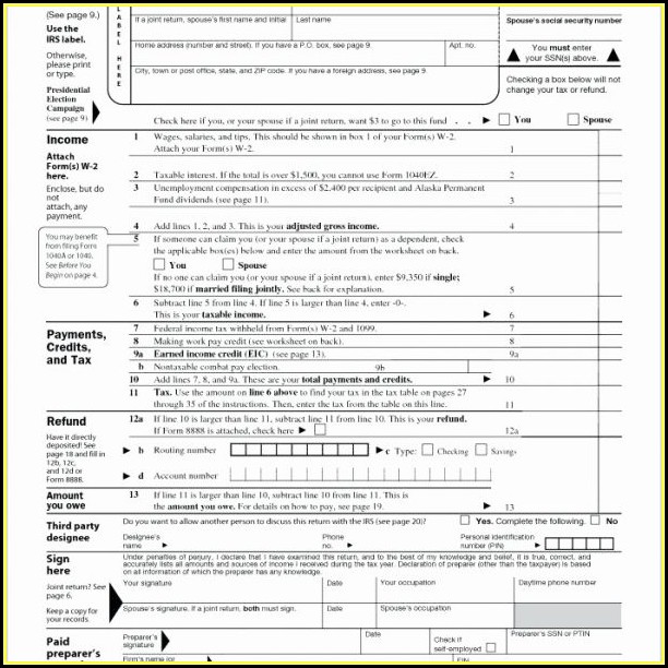 Federal Income Tax Form 1040ez 2016 - Form : Resume Examples #qb1VDQg3R2