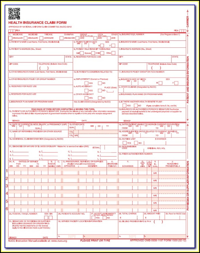 Form Cms 1500 Fillable - Form : Resume Examples #N48mEOQ8yz