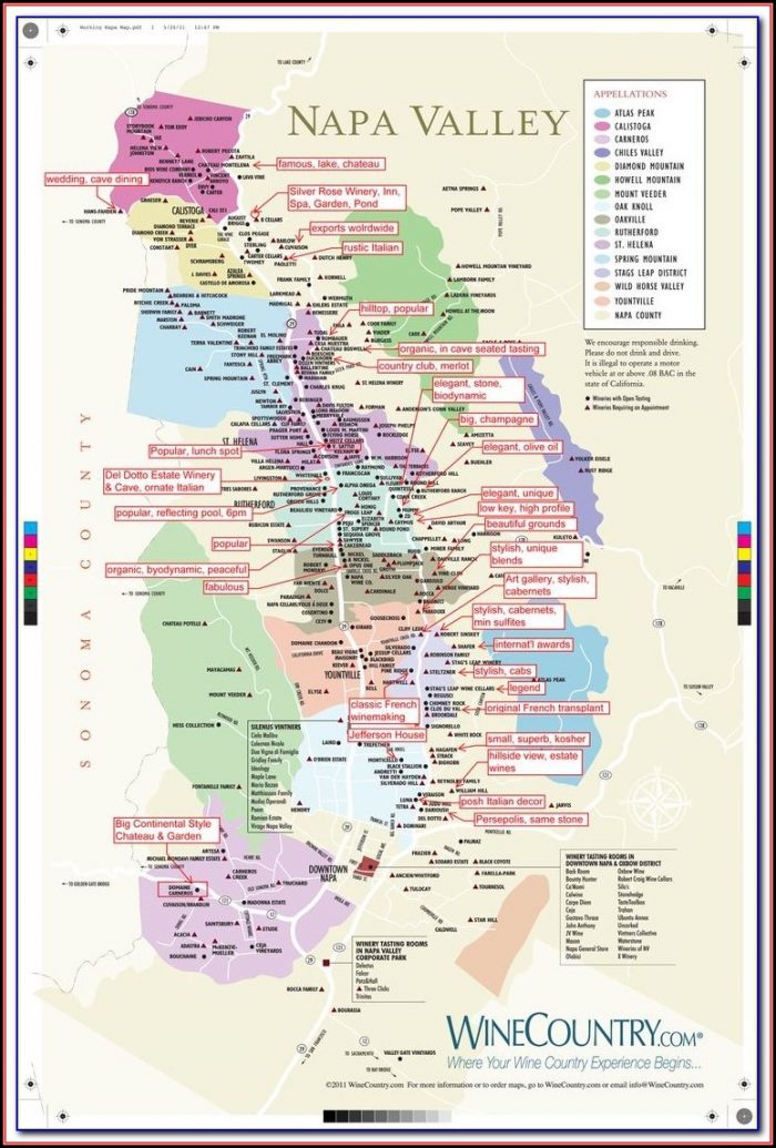 Map Of Napa Valley Wineries California - Map : Resume Examples #ko8LEPe19J