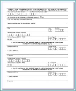 Medicare Part A And B Application Form - Form : Resume Examples #Ze12Dn93jx