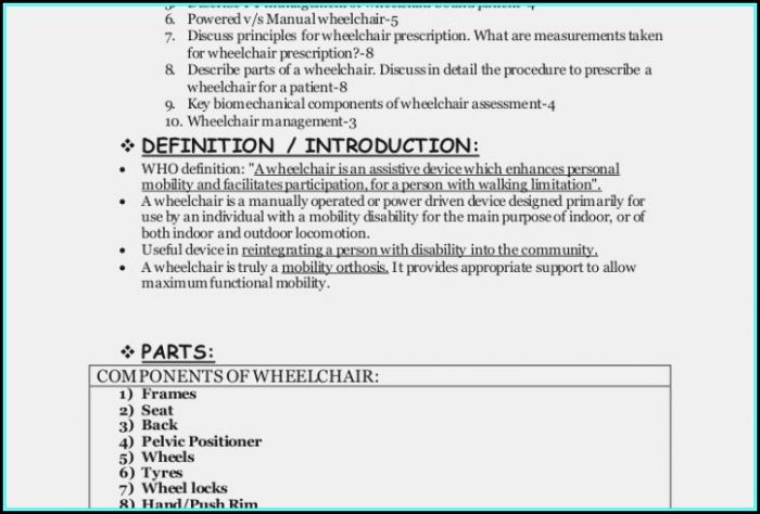 Medicare Power Wheelchair Evaluation Form - Form : Resume Examples # ...