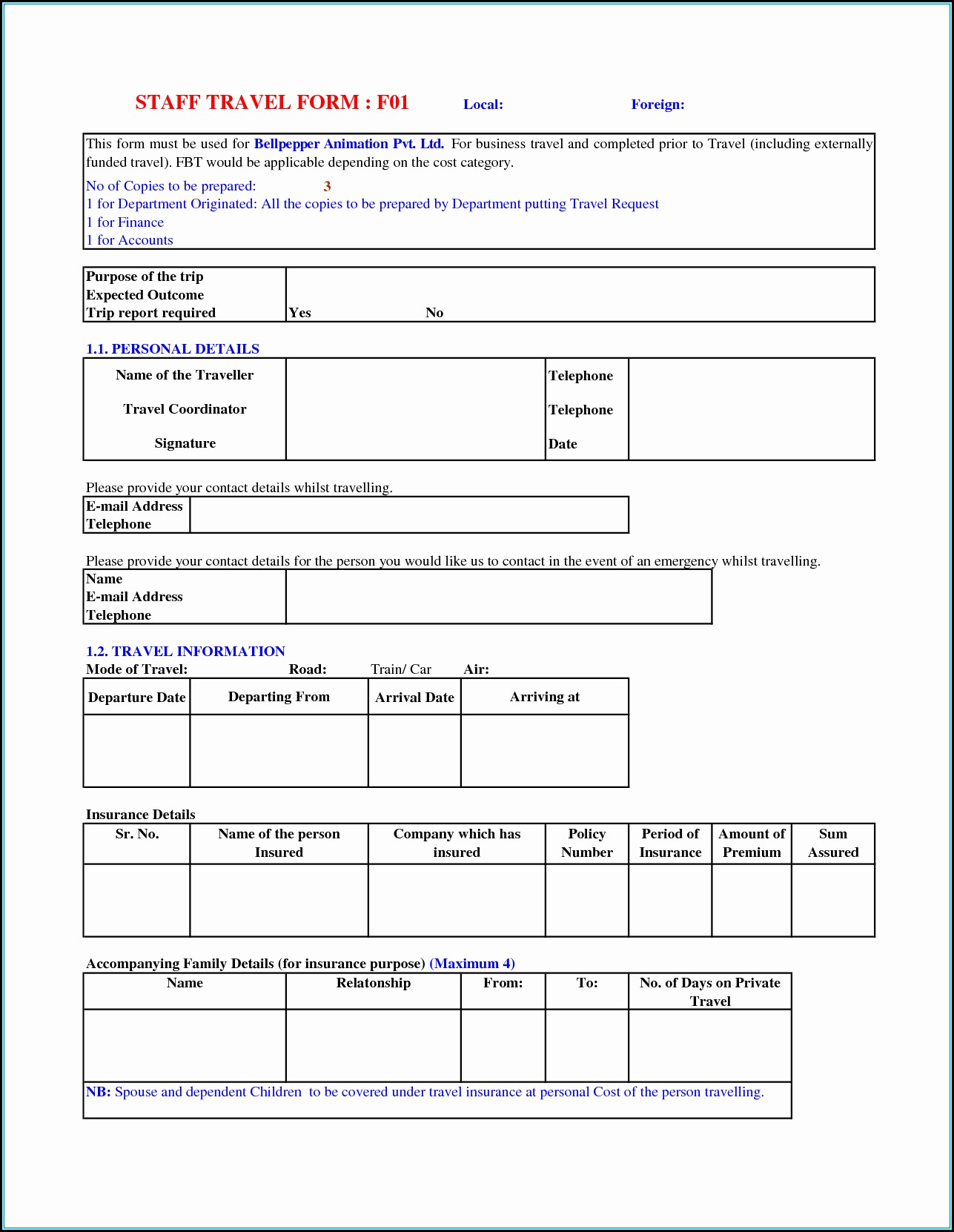 Business Travel Request Form Template Excel - Form : Resume Examples # ...