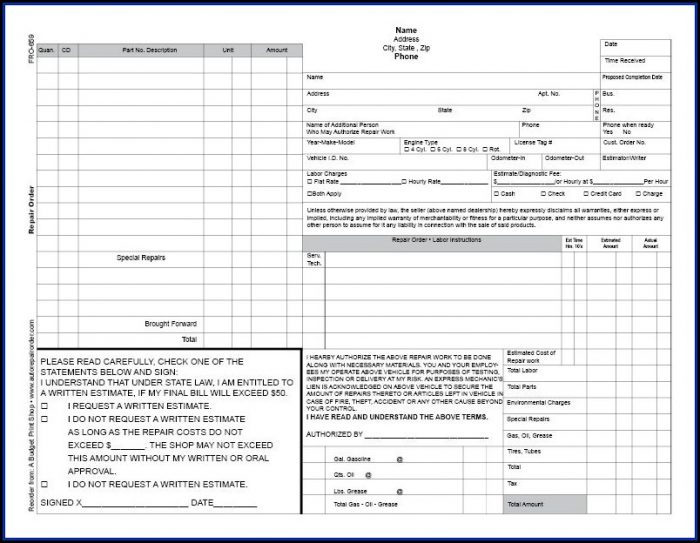 Car Repair Invoice Template Uk - Template 1 : Resume Examples #XY1qkyM3mZ