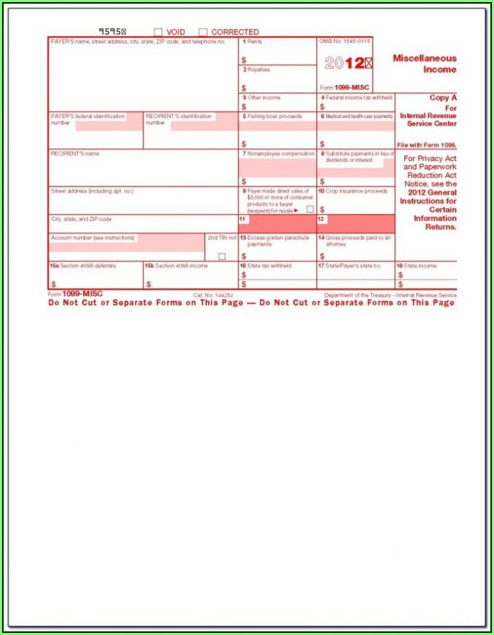 1099 Misc Form Fillable - Form : Resume Examples #PV8X2LDKJQ