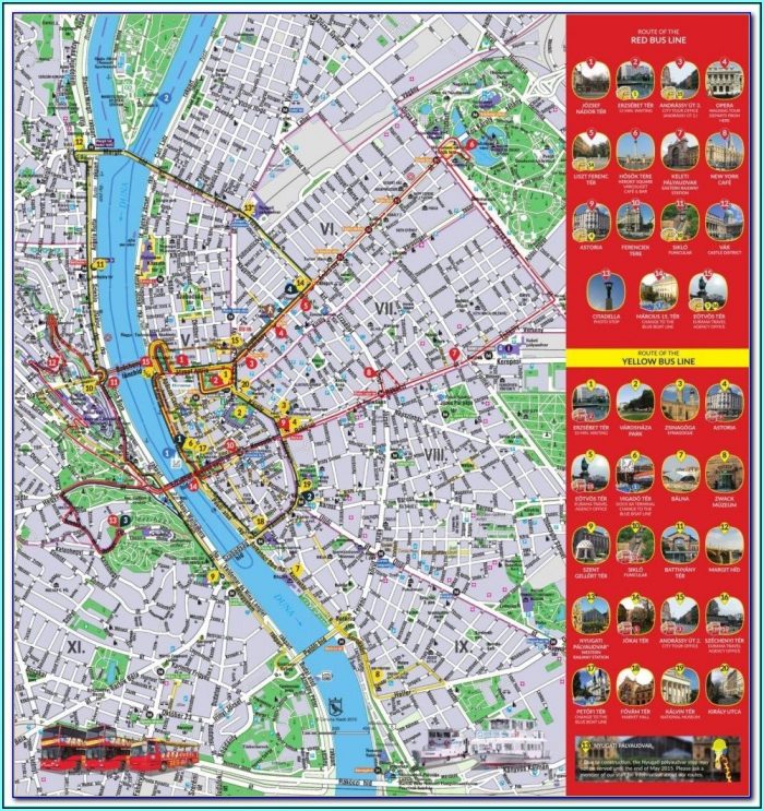 Budapest Hop On Hop Off Bus Map Budapest Hop On Hop Off Bus Map