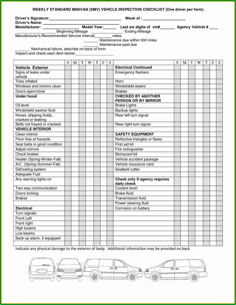 Cdl Pre Trip Inspection Sheet - Form : Resume Examples #L71xbalW3M