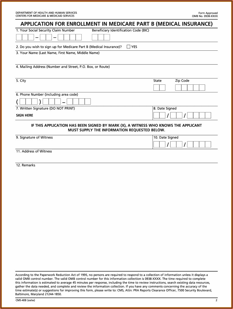 Apply For Medicare Part B Forms - Form : Resume Examples #XY1qZvDKmZ