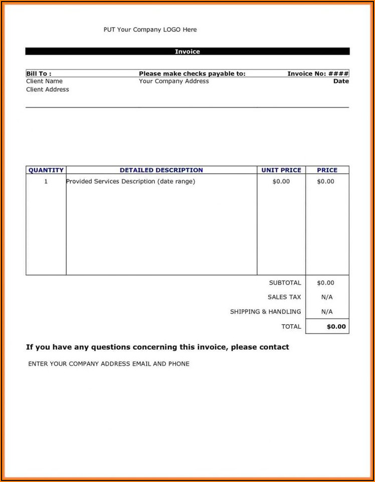 Retainer Fee Invoice Template - Template 2 : Resume Examples #lV8NxgvK0o